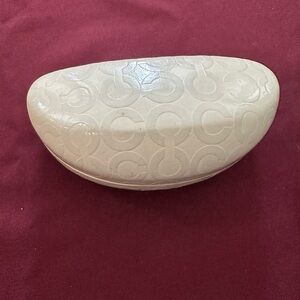 Coach Beige Sunglasses Case